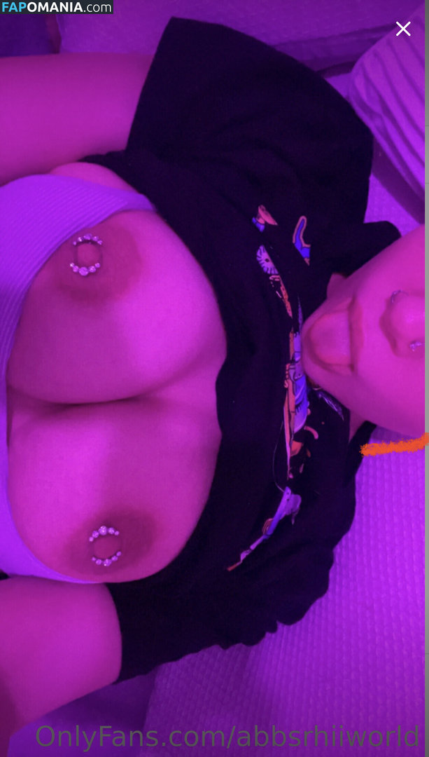 abbsrhii / abbsrhiiworld Meztelen OnlyFans  Kikerült fotó #3