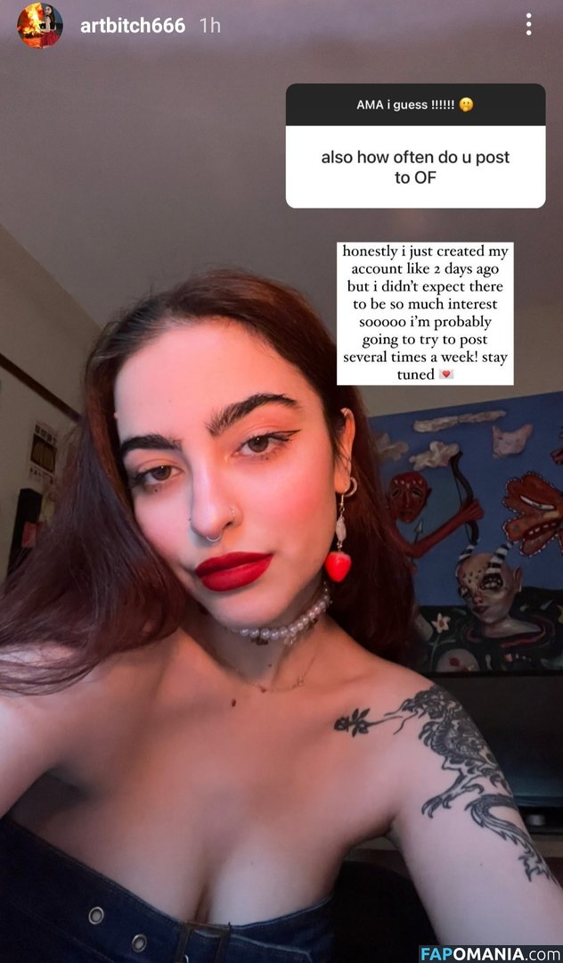 artbitch666 / huhlaynuh Meztelen OnlyFans  Kikerült fotó #2