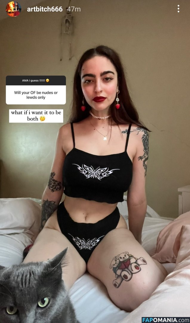 artbitch666 / huhlaynuh Meztelen OnlyFans  Kikerült fotó #3