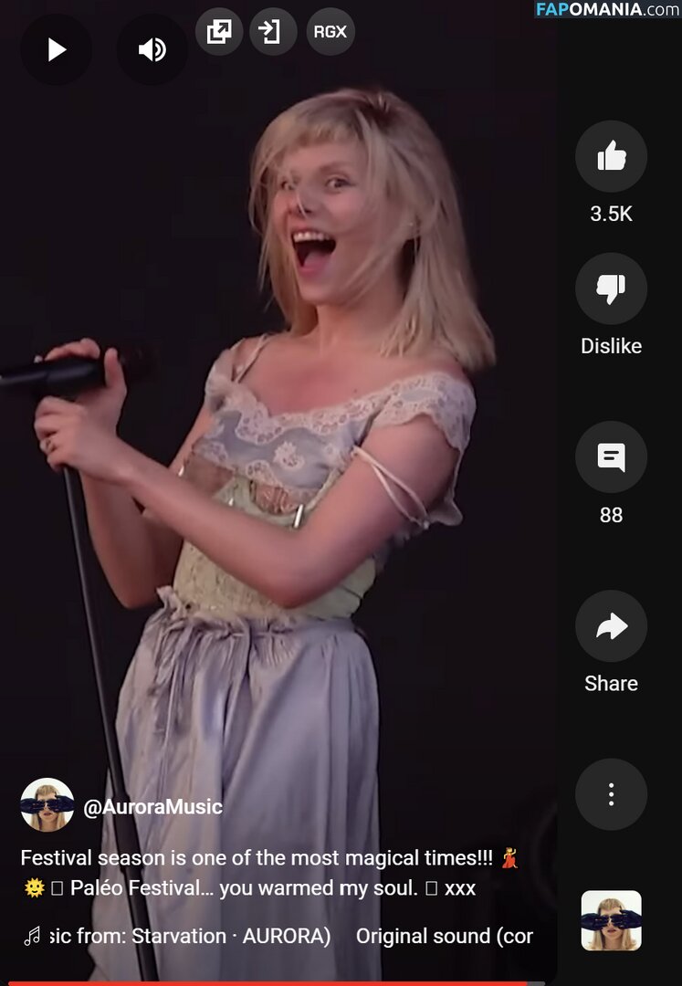 Aurora Aksnes / auroramusic / singer Meztelen OnlyFans  Kikerült fotó #202