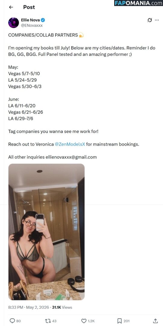 Ellie Nova / SlayherJax / ellienovaxx / ellienovaxxx / ellienovaxxx - Meztelen OnlyFans  Kikerült fotó #4
