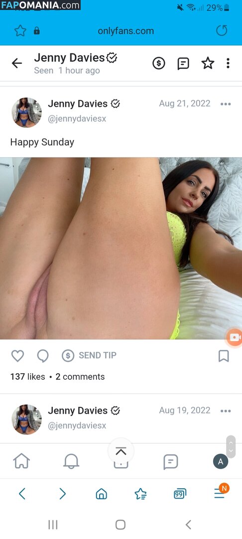 Jenny Davies / jennydaviesofficial / jennydaviesx Meztelen OnlyFans  Kikerült fotó #280