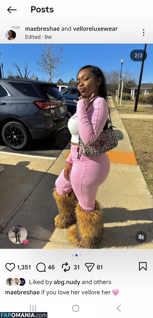 Maebreshae / nofilterkay Meztelen OnlyFans  Kikerült fotó #2