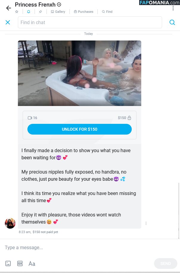 PrincessFrenxh / princesssfrenxh Meztelen OnlyFans  Kikerült fotó #1