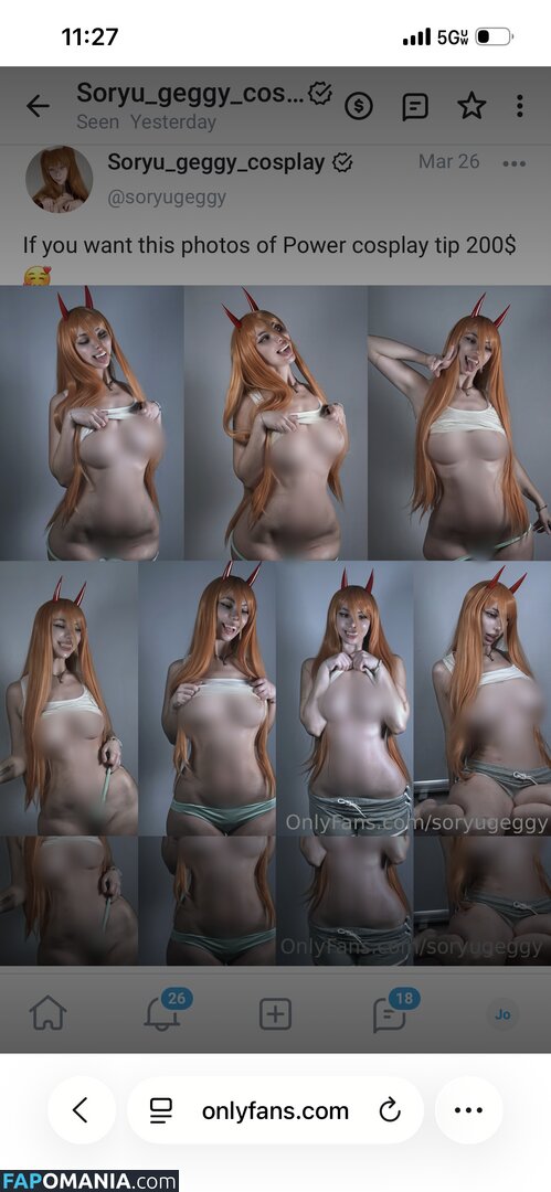 Eugenia Haruno / Soryu Geggy Cosplay / Soryugeggycosplay / soryu_geggy_cosplay / soryugeggy Meztelen OnlyFans  Kikerült fotó #261